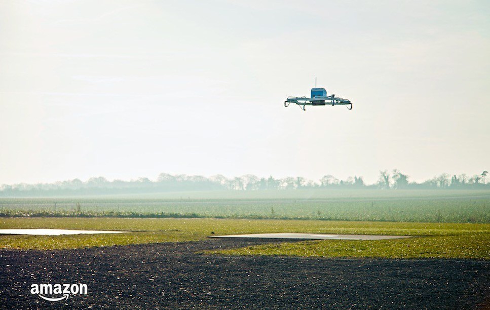 Amazon Prime Air hace su primer entrega en Inglaterra con dron