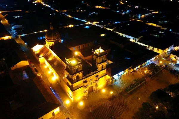 Barichara Santander, el pueblito más lindo de Colombia desde un drone.