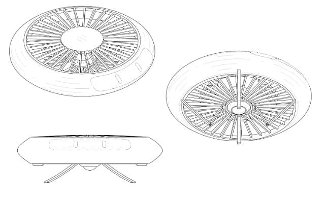 Así sería el nuevo drone de Samsung.