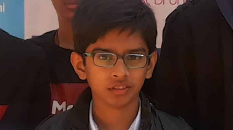 Harshwardhan Zala, joven de 14 años que creo drone buscaminas.