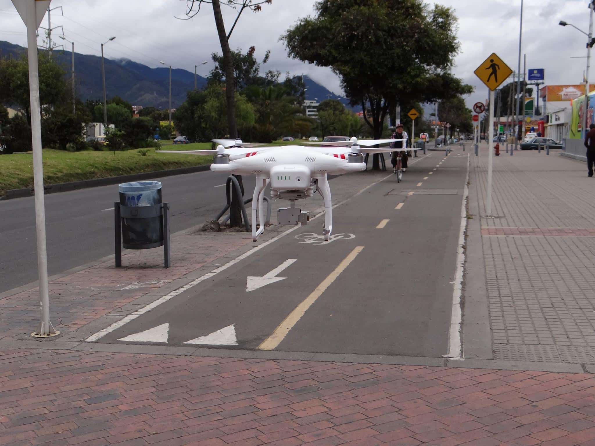 Tráfico aéreo de drones. Singapur.