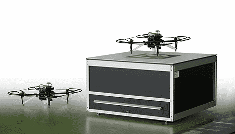 Yacob de Dronematrix, el drone que se recarga al aterrizar en una caja