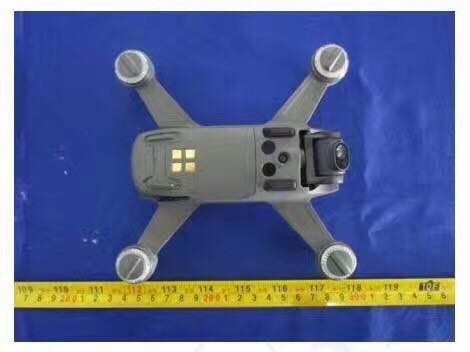 DJI Spark drone de carreras.