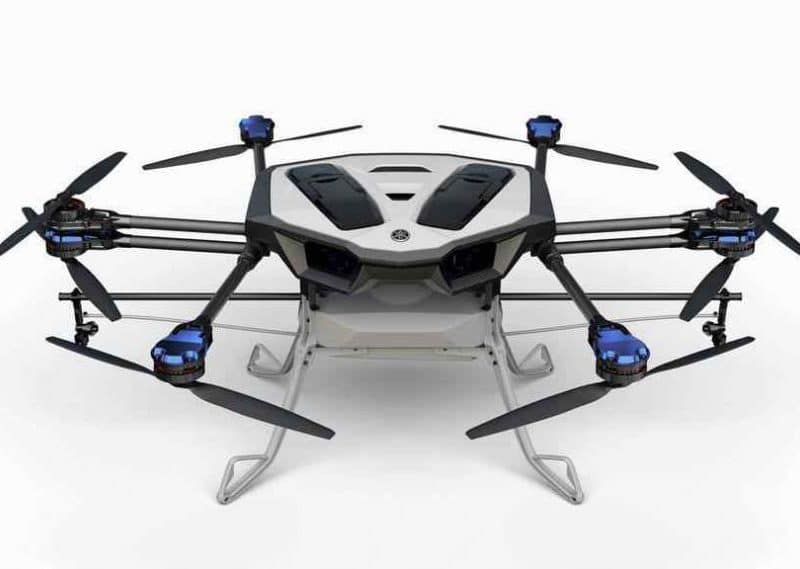 Yamaha YMR-01 es un dron para la agricultura de precisión.