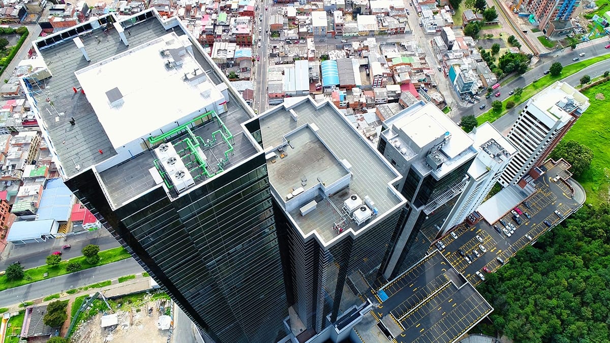 Inspección de cubiertas con dron