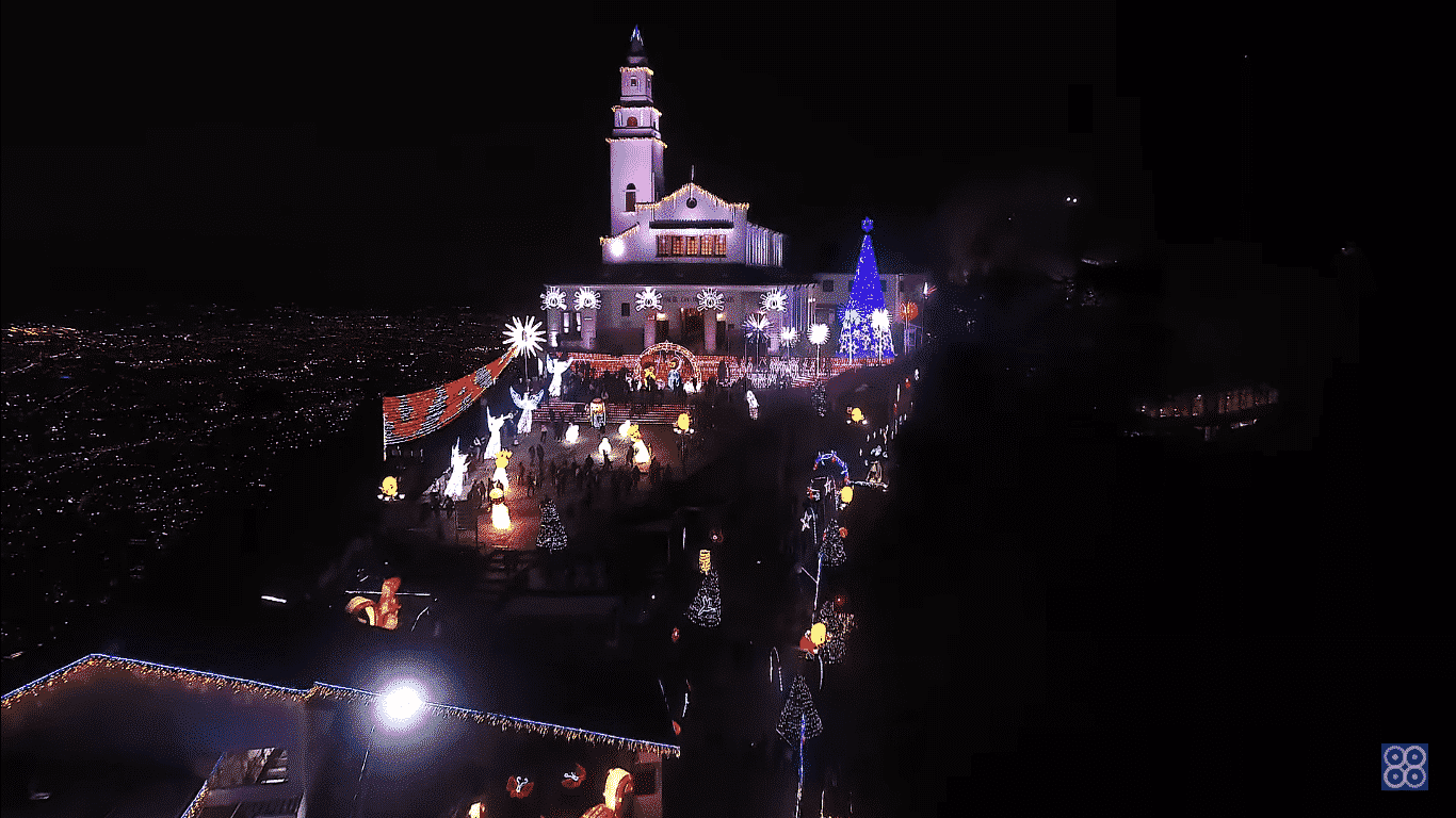 Bogotá: Navidad en el Cerro de Monserrate, un verdadero show de luces