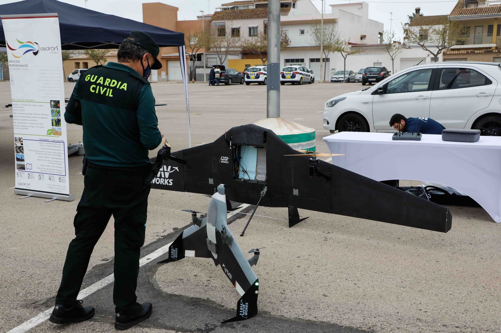 vuelo masivo de drones en españa