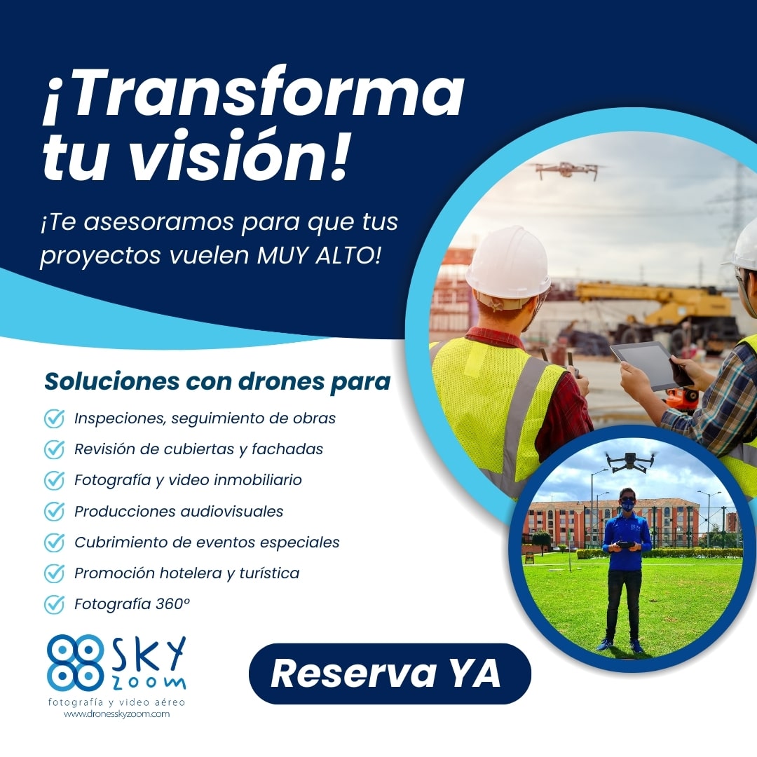 Servicio de drone en Colombia Drones Sky Zoom
