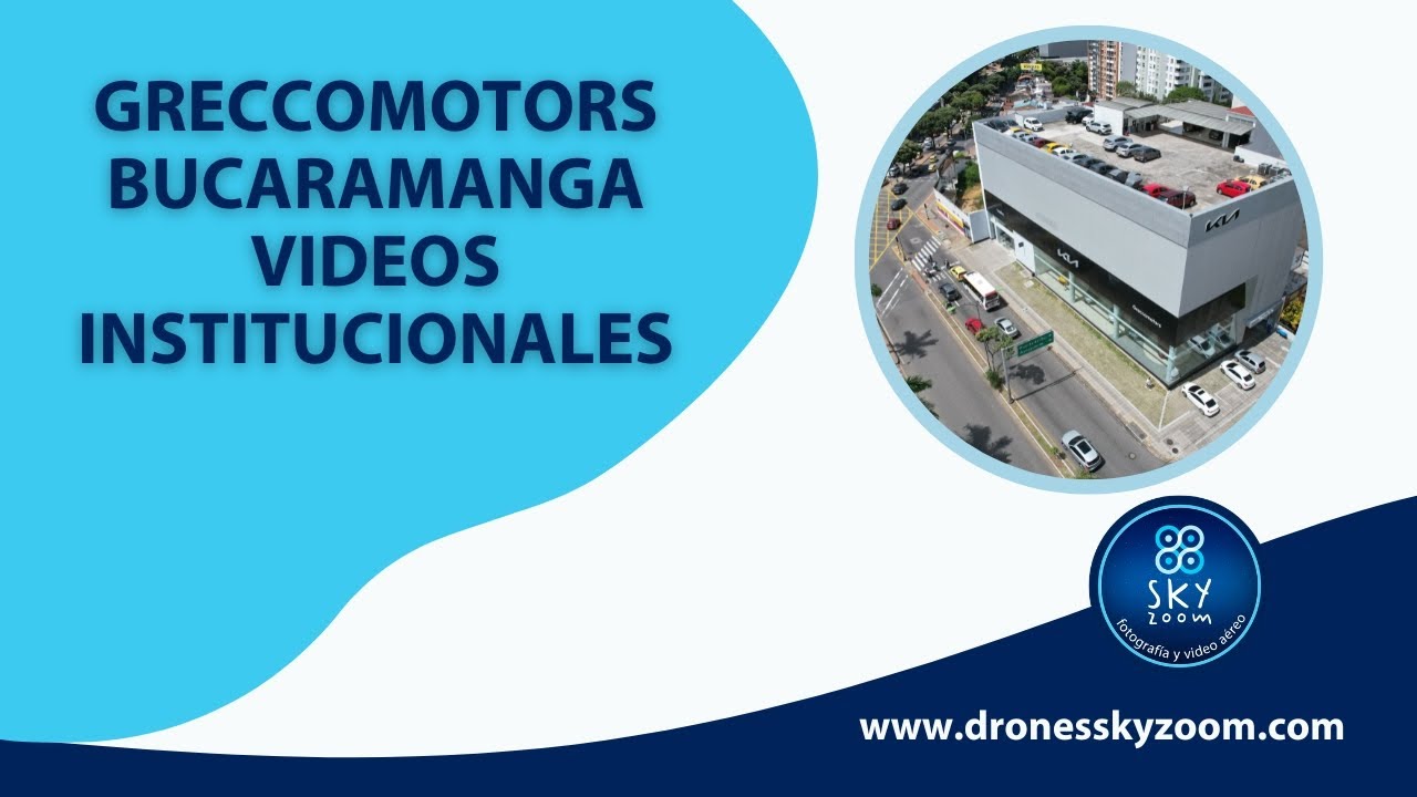 Producción audiovisual con drones kia grecomotors bucaramanga servicios con drones