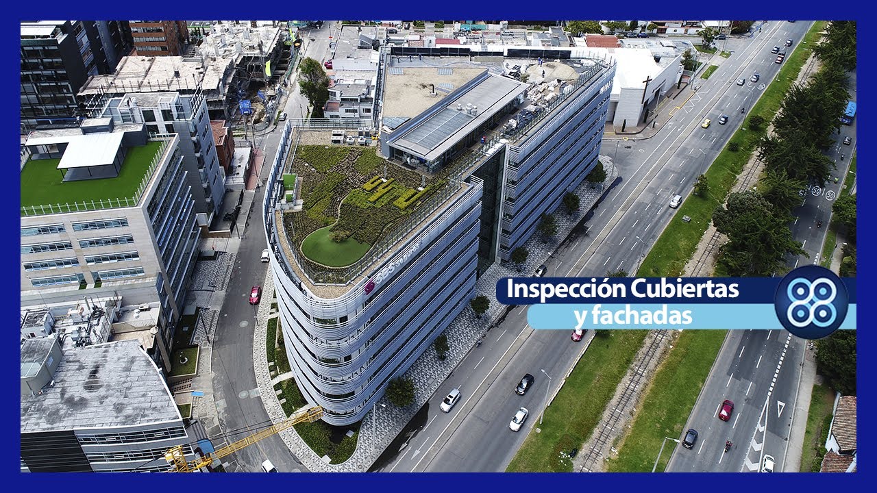 inspección de cubiertas y fachadas con drones