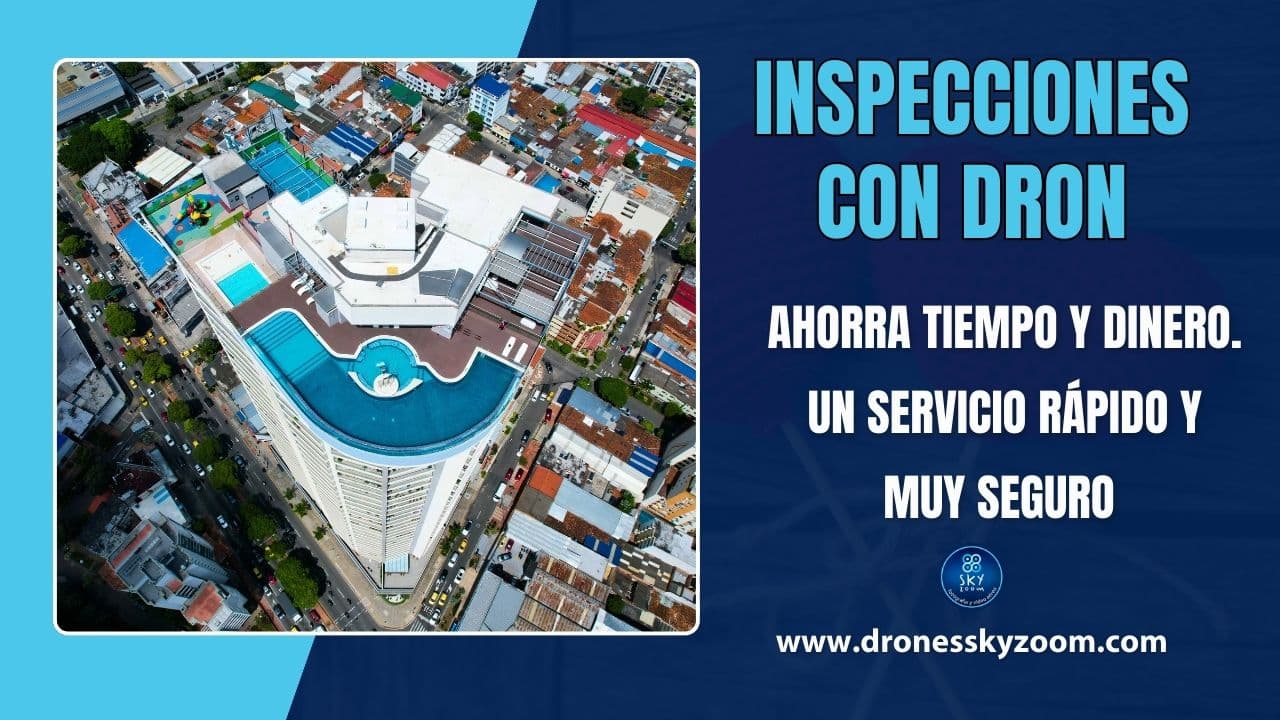 inspección de cubiertas y fachadas drones en bucaramanga