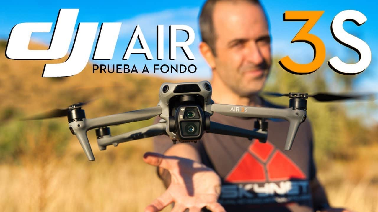 dron dji air 3s video