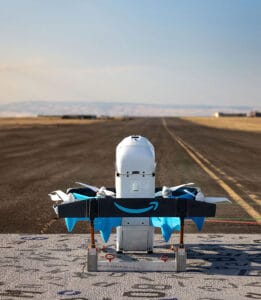 Dron para entrega de paquetes amazon prime air