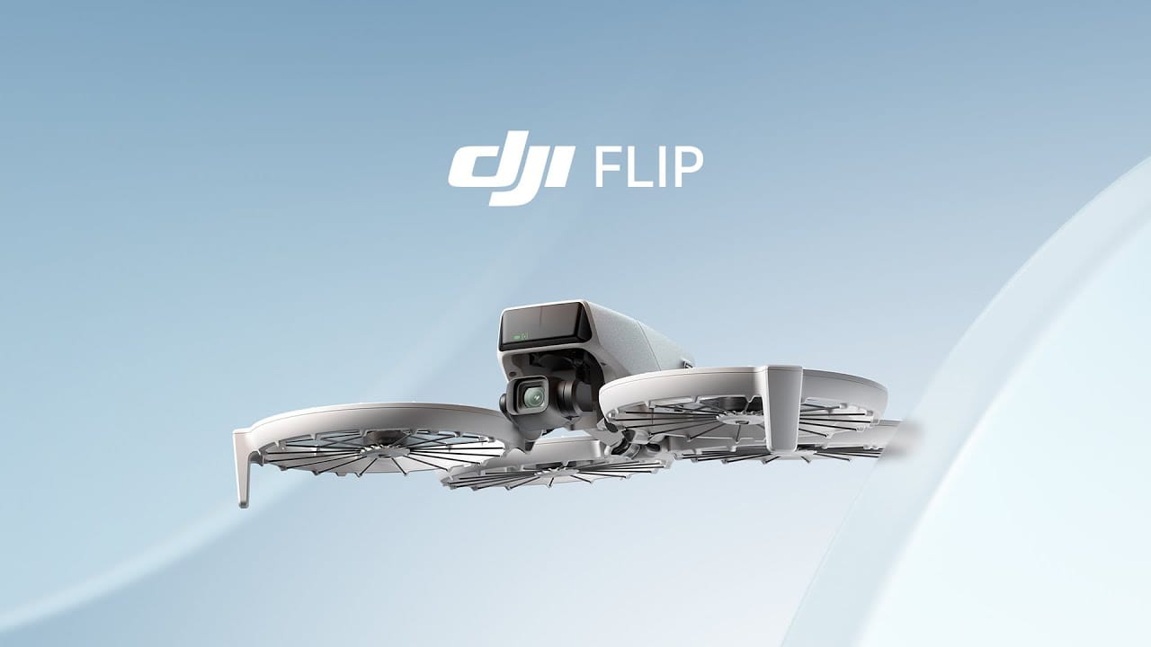 dji flip video drone