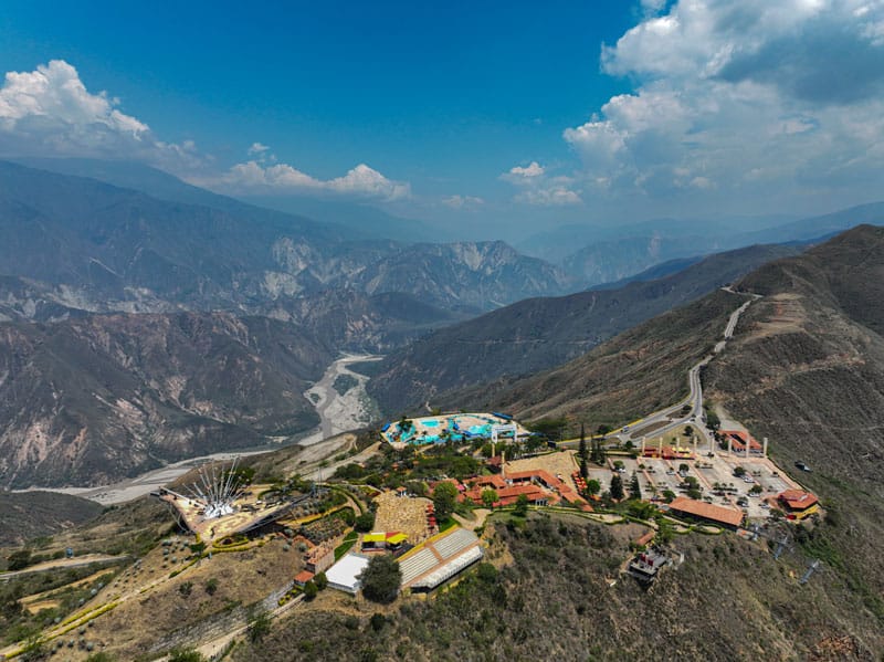 Fotografía 360° del Parque Nacional del Chicamocha con drones