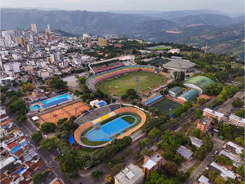 Seguimiento de obra con drones en Bucaramanga - Estadio