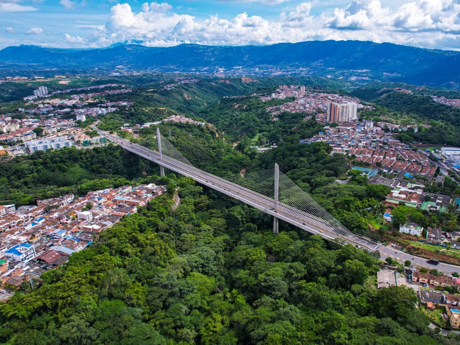 Drones en Bucaramanga - Viaducto de La Novena