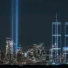 Homenaje con Drones 11 de Septiembre Nueva York.