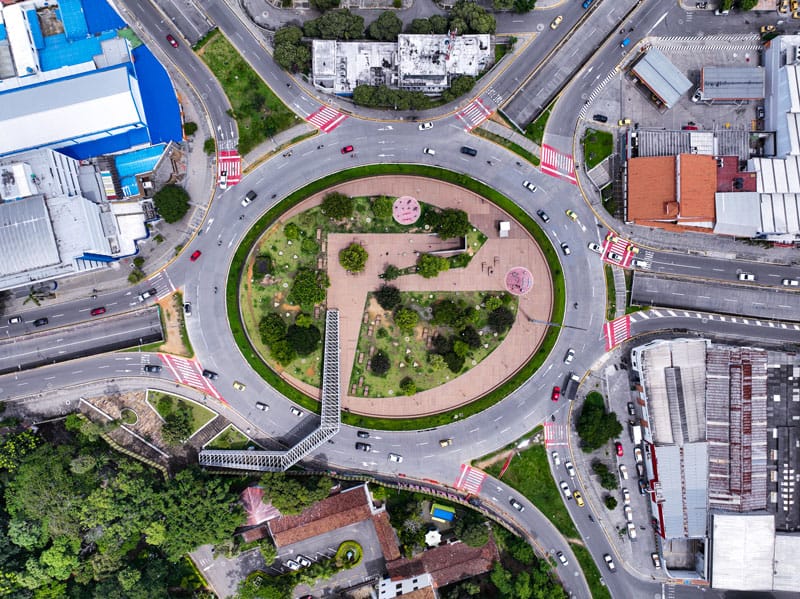 Seguimiento de obras con drones en Bucaramanga - Quebrada Seca