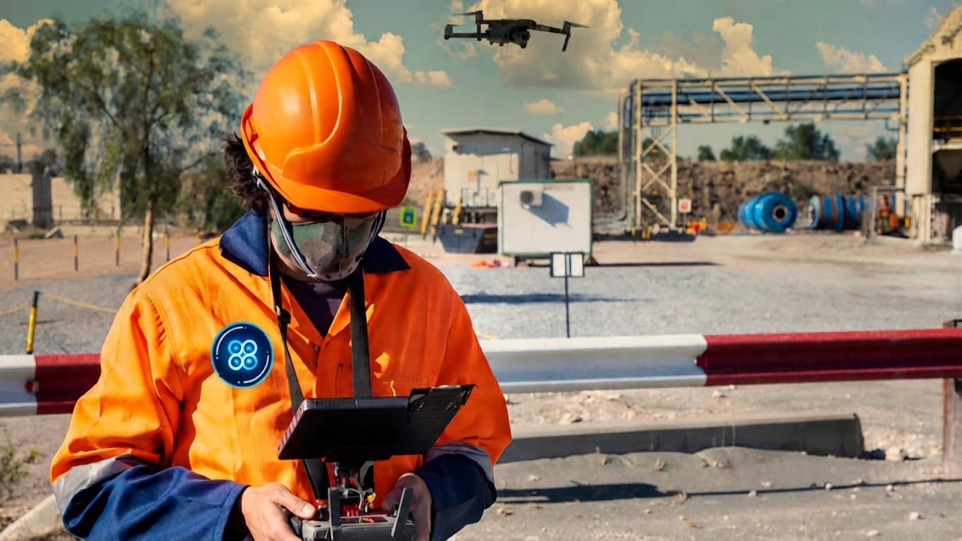 Operación profesional de drones en Bogotá con pilotos certificados